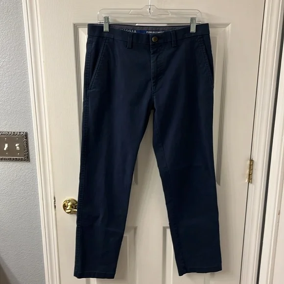 Haggar Navy Premium Chinos 32x30 - Picture 2 of 10